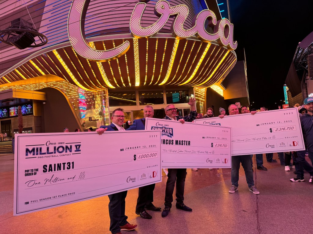 Circa Sports Million and Survivor contests carry $16 million in combined guaranteed prize money
