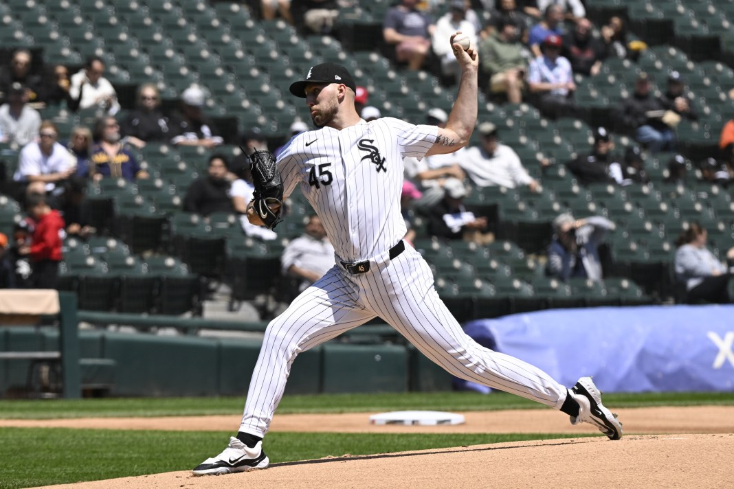 garrett crochet throwing pitch