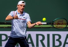 Tennis Best Bets: Picks and predictions for Sunday, August 16 Ugo Humbert hits a forehand during a doubles match at Indian Wells.