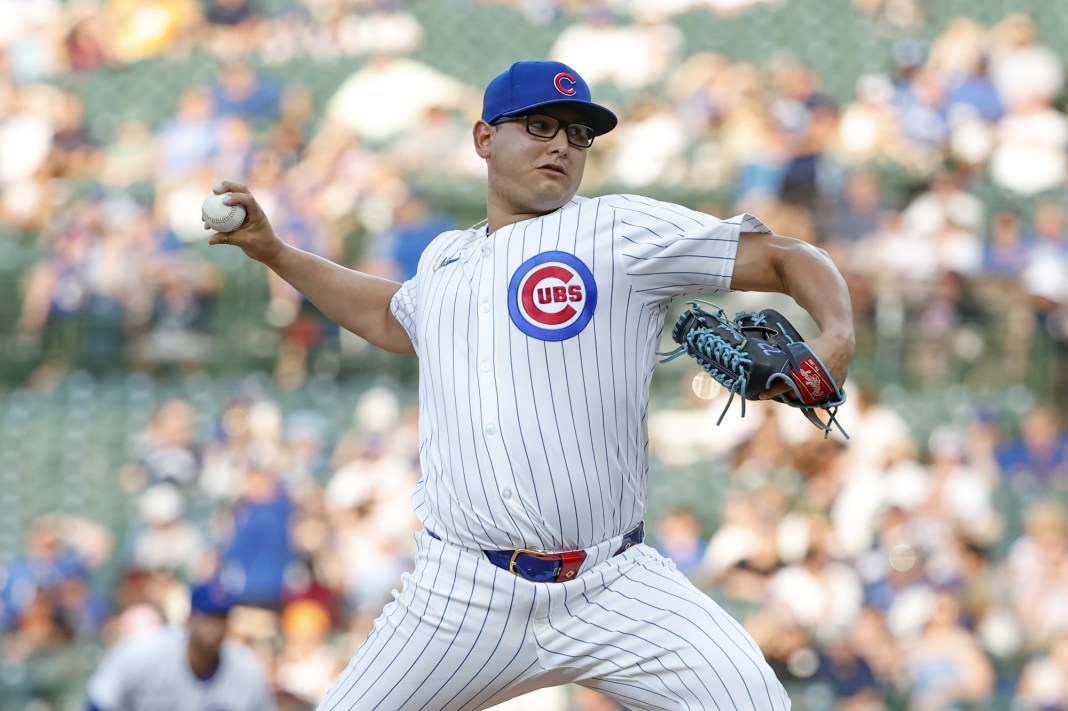 javier assad pitches for the cubs