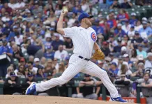 MLB Player Prop Picks Today: Top Prop Bets for Monday, April 6 Chicago Cubs starting pitcher Jameson Taillon (50) delivers a pitch during the first inning of the game against the Colorado Rockies at Wrigley Field in Chicago, Illinois, on September 22, 2023.