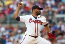 MLB Picks Today: Greg Peterson Best Bets Wednesday, July 1 Atlanta Braves starting pitcher Reynaldo Lopez (40) throws against the Cincinnati Reds in the second inning at Truist Park