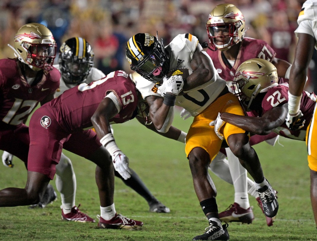 dreke clark of the southern miss golden eagles