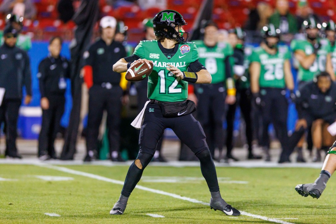 cole pennington marshall thundering herd qb