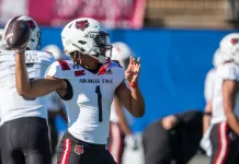 Missouri State vs. Arkansas State Xbox Bowl Prediction December 18, 2025 jaylen raynor of the arkansas state red wolves