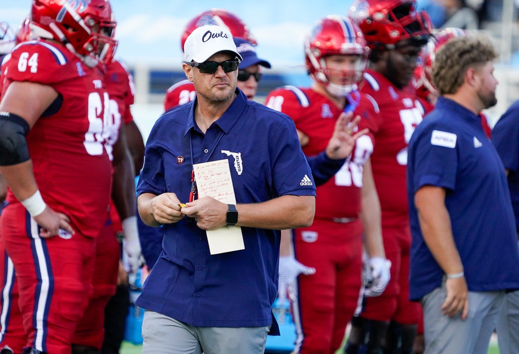 florida atlantic owls head coach tom herman