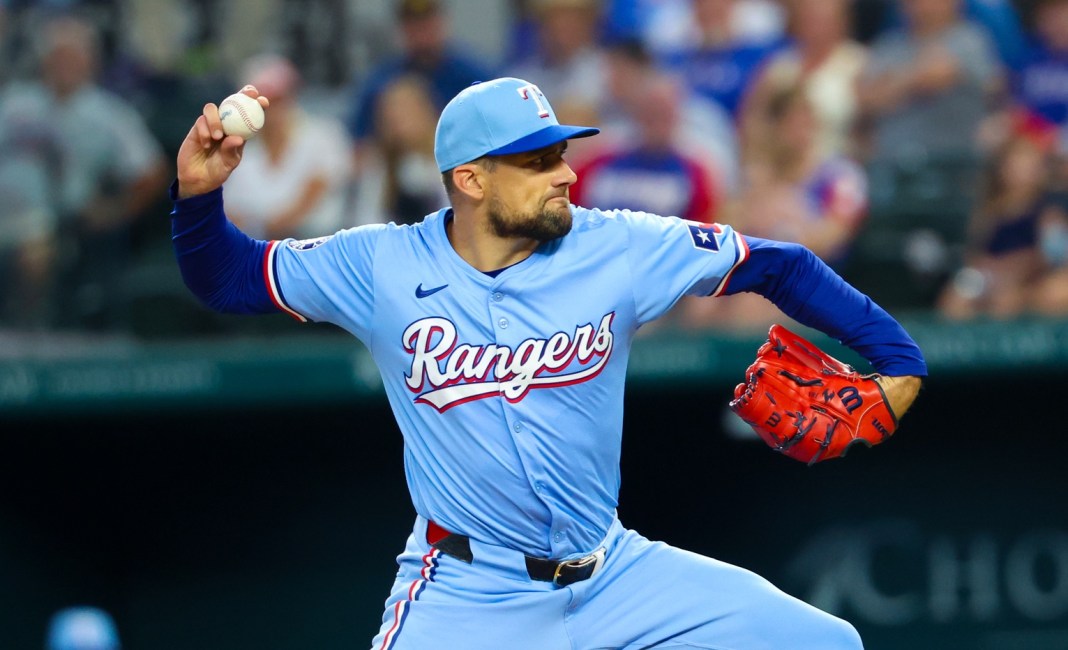 nathan eovaldi of the texas rangers