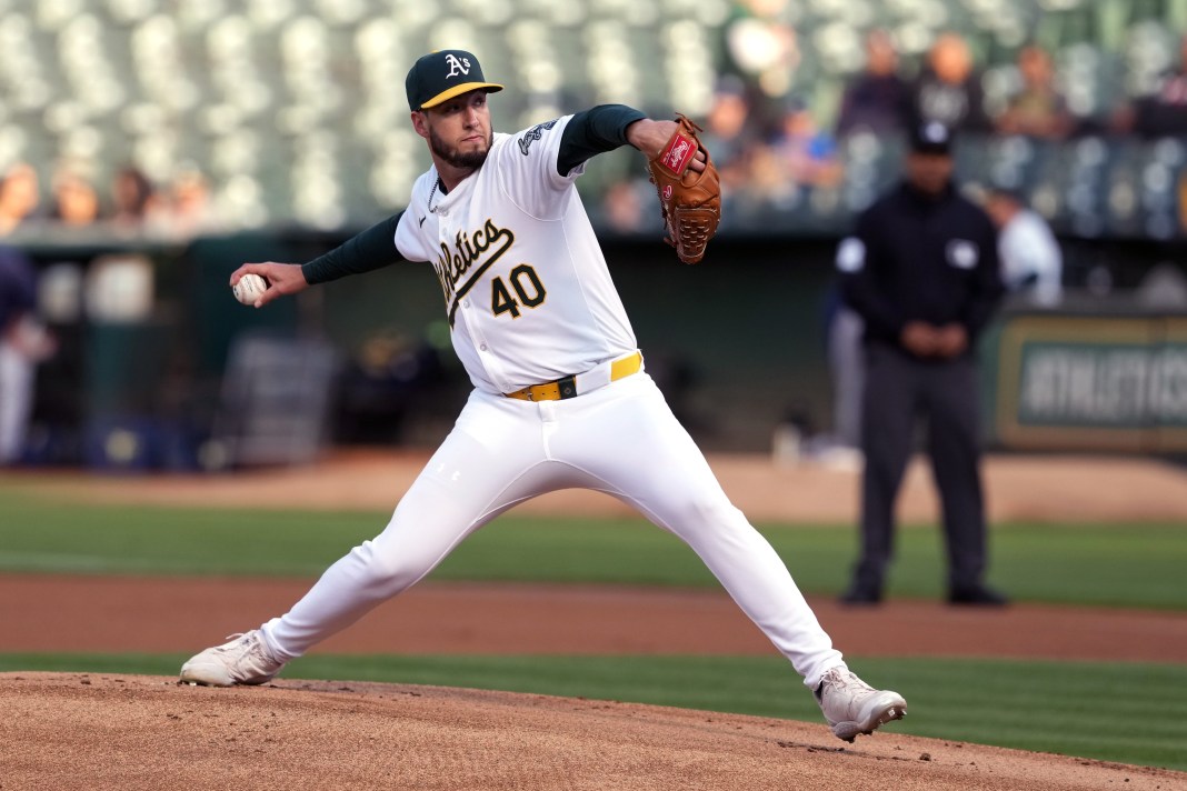 oakland a's pitcher mitch spence