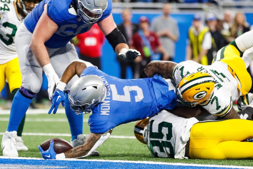 lions packers nfl week 9