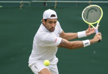 Wimbledon Picks: Tennis best bets and predictions for Tuesday, June 30 Matteo Berrettini looks to hit a backhand at Wimbledon in 2024.