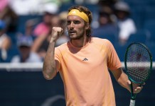 Tennis Best Bets Today: Miami Open picks and predictions for Sunday, March 22 Stefanos Tsitsipas celebrates a point won at the 2024 Cincinnati Open.