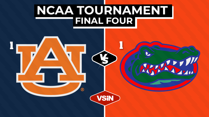 florida vs. auburn final four ncaa tournament march madness