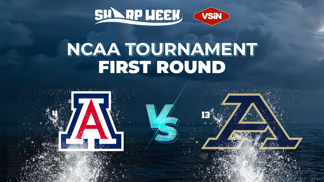 Arizona Wildcats vs. Akron Zips in the 2025 NCAA tournament.