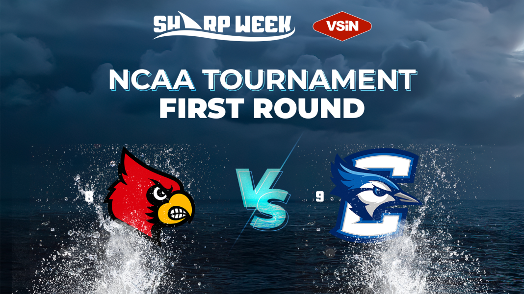 Louisville Cardinals vs. Creighton Bluejays in 2025 NCAA Tournament.