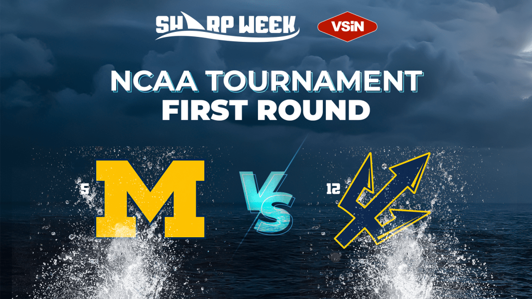 Michigan Wolverines vs. UC San Diego Tritons in the 2025 NCAA tournament.