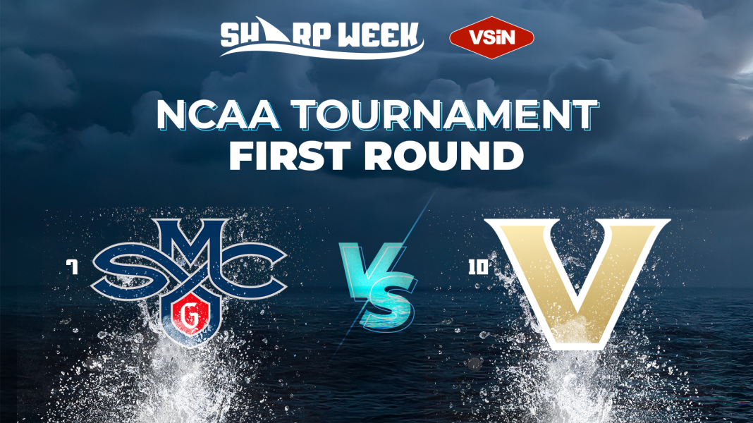 Saint Mary's Gaels vs. Vanderbilt Commodores in the 2025 NCAA tournament.