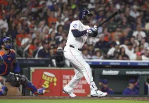 MLB Player Prop Picks Today: Top Prop Bets for Wednesday, April 8 Houston Astros designated hitter Yordan Alvarez (44) hits an RBI double during the sixth inning of the game against the New York Mets at Daikin Park in Houston, Texas, on March 29, 2025.