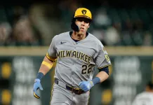 Best MLB Player Props Today (May 29, 2026): Picks & Predictions Milwaukee Brewers designated hitter Christian Yelich (22) rounds the bases after hitting a two-run home run in the ninth inning against the Colorado Rockies at Coors Field in Denver, Colorado, on April 9, 2025.