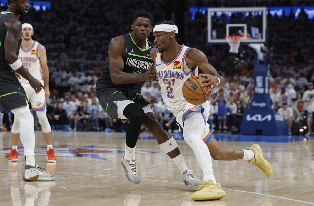 Anthony Edwards, Shai Gilgeous-Alexander, Oklahoma City Thunder, NBA