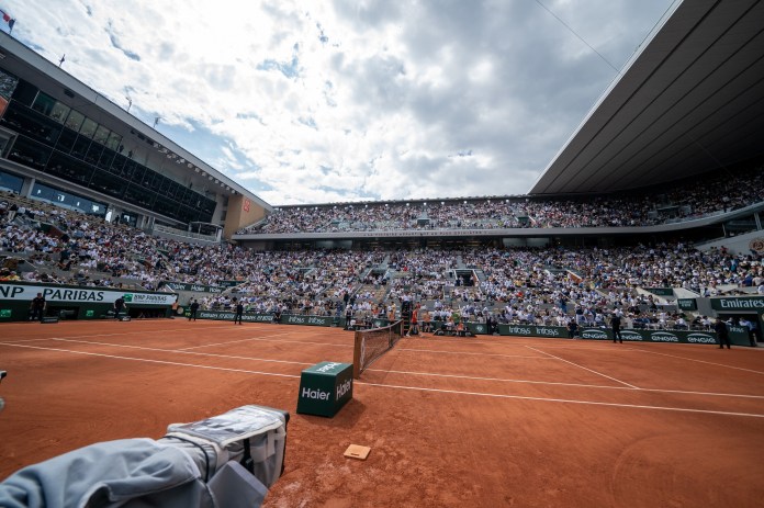 Court Philippe-Chatrier at Roland Garros.