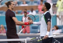 Tennis Best Bets: Picks and predictions for Monday, August 17 Alexander Zverev and Arthur Fils meet at the net after a match at the Miami Open in 2025.
