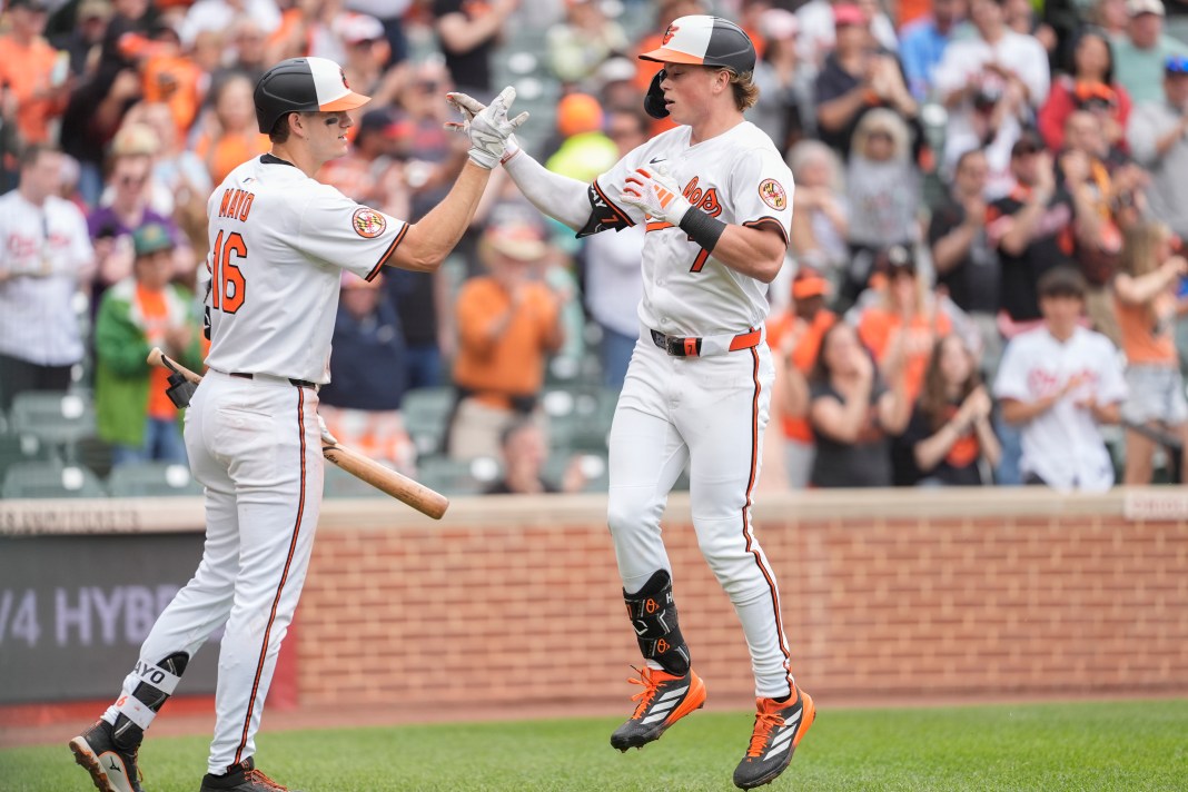 Coby Mayo and Jackson Holliday, Baltimore Orioles