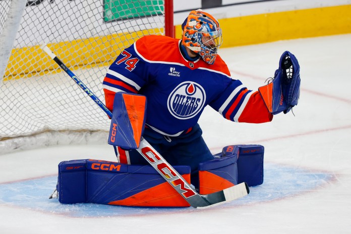 Stuart Skinner Edmonton Oilers goaltender