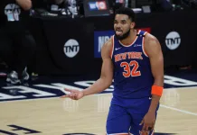 2025-26 NBA Playoffs Predictions Today: Best Bets and Player Props – April 20 Knicks star Karl-Anthony Towns celebrates a made 3 against the Pacers in Game 3 of the 2024-25 NBA Eastern Conference Finals.