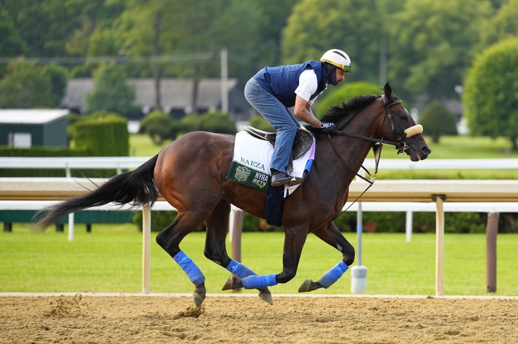 baeza belmont stakes at saratoga