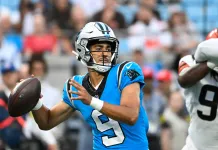 NFL Week 10 Survivor Picks 2025 Bryce Young, Carolina Panthers, NFL