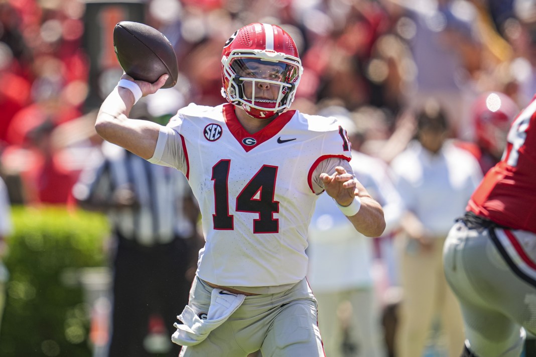 Gunner Stockton, Georgia, college football