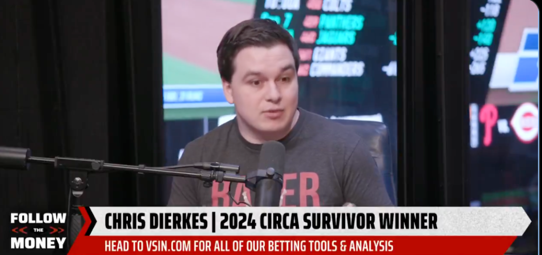 Circa Survivor winner Chris Dierkes