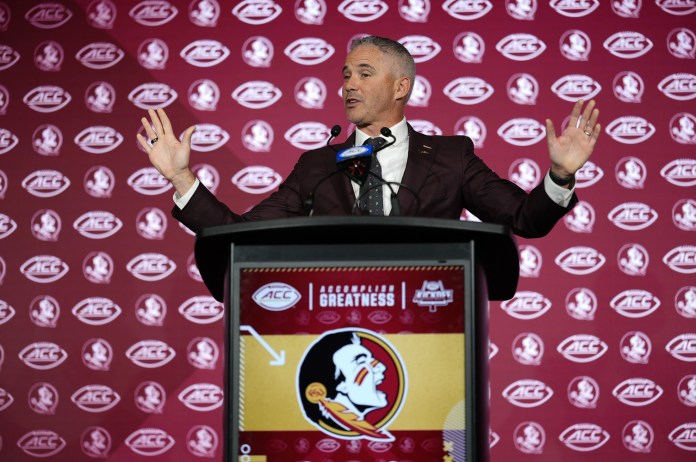 mike norvell florida state seminoles college football season win totals