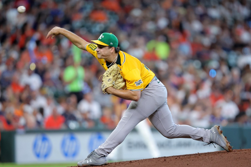 j.t. ginn athletics mlb picks