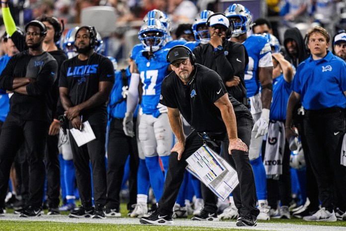 Lions coach Dan Campbell