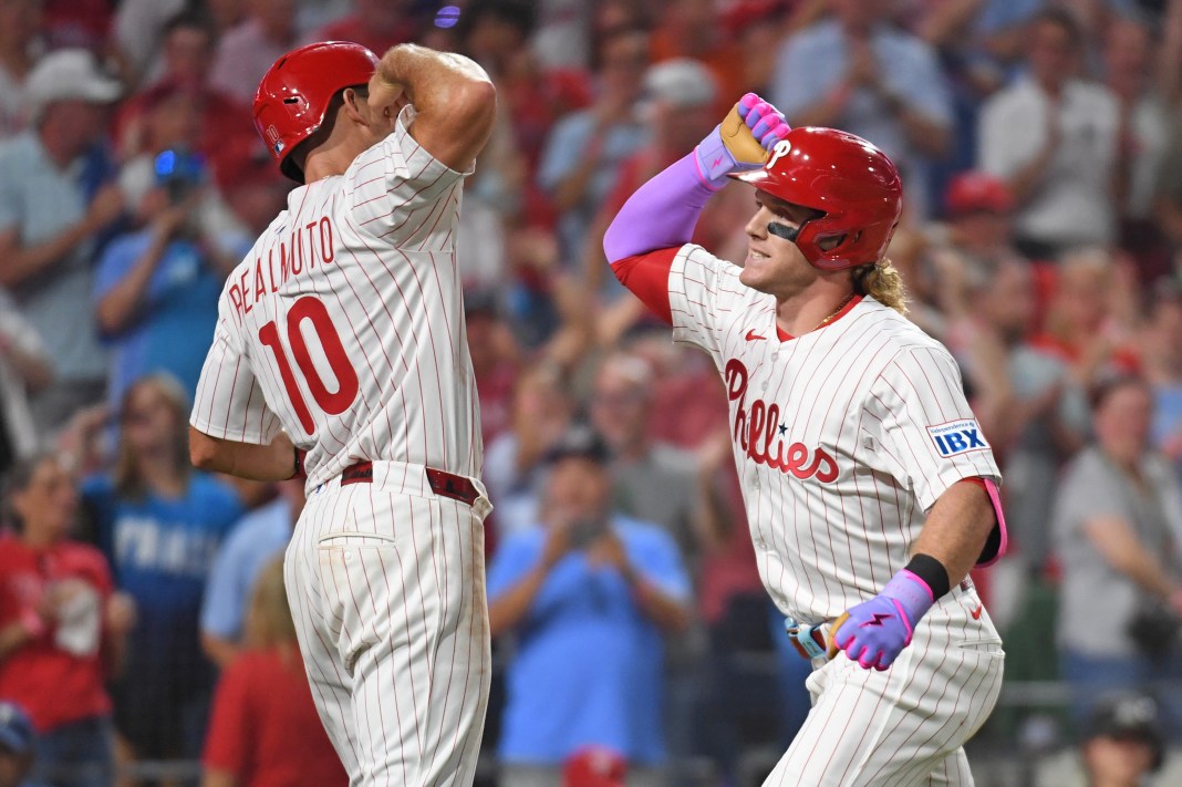 Harrison Bader and J.T. Realmuto, Philadelphia Phillies