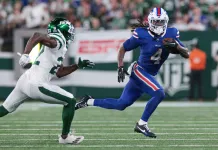 NFL First Touchdown Scorer Predictions for Week 3 James Cook, Buffalo Bills, NFL
