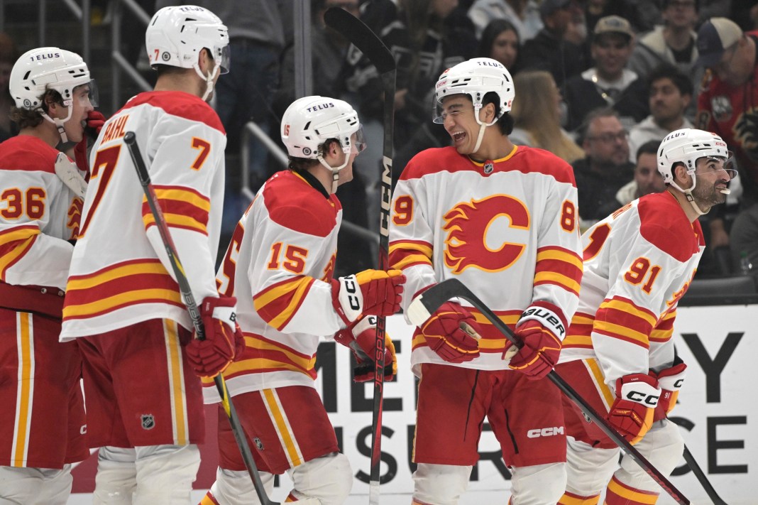 calgary flames nazem kadri zayne parekh