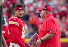 Chiefs vs. Chargers Predictions: Week 1 NFL odds, picks and player props Chiefs superstar Patrick Mahomes talks to head coach Andy Reid during the 2025 NFL Preseason.