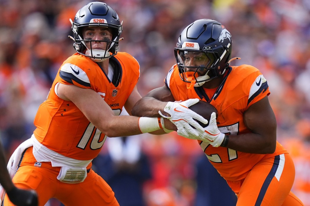 Bo Nix, JK Dobbins, Denver Broncos, NFL