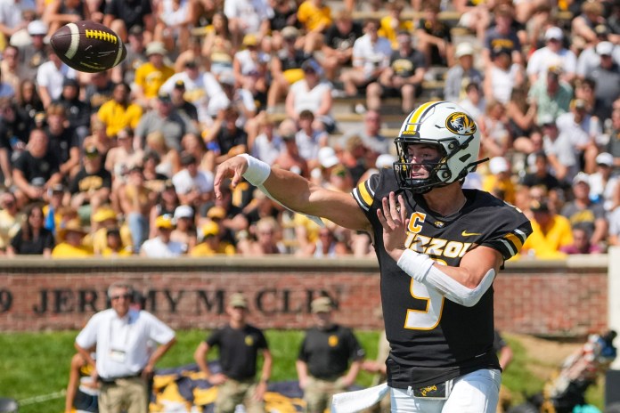 beau pribula missouri tigers week 4 college football power ratings