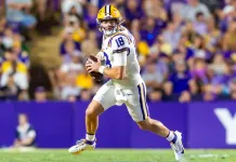 Best College Football Bowl Game Series Betting Trends LSU quarterback Garrett Nussmeier looks to make a play against Southeastern Louisiana during the 2025 college football season.