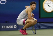 Tennis Best Bets: Shanghai Masters Day 3 Predictions and Picks Ben Shelton reacts to a point against Adrian Mannarino at the 2025 US Open.
