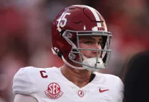 Early College Football Playoff Predictions from the T Shoe Index Ty Simpson, Alabama, college football