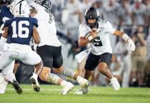 College Football Week 7 & NFL Week 6 Betting Edges: Top Effective Play-by-Play Rating Mismatches vs. the Spread Dante Moore Oregon quarterback