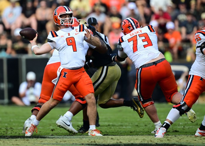 Luke Altmyer Illinois Fighting Illini quarterback