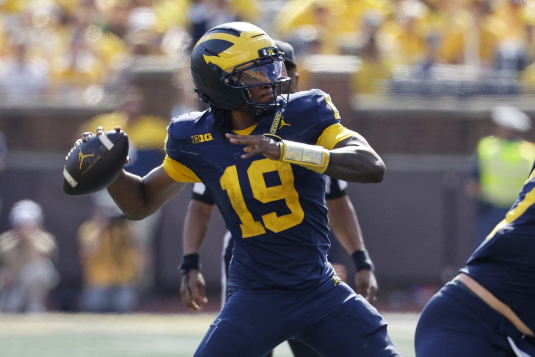 Bryce Underwood, Michigan, college football