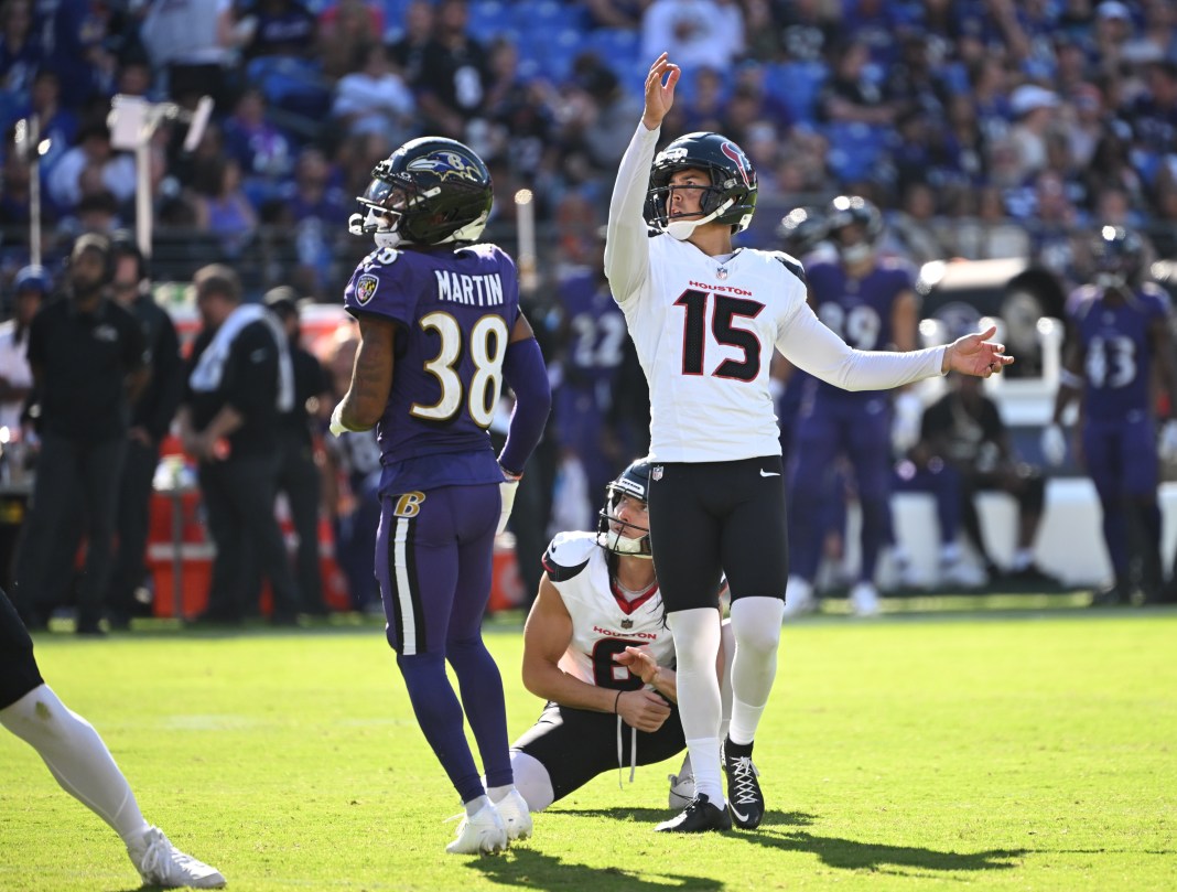 NFL: Houston Texans at Baltimore Ravens ka'imi fairbairn nfl player props kickers