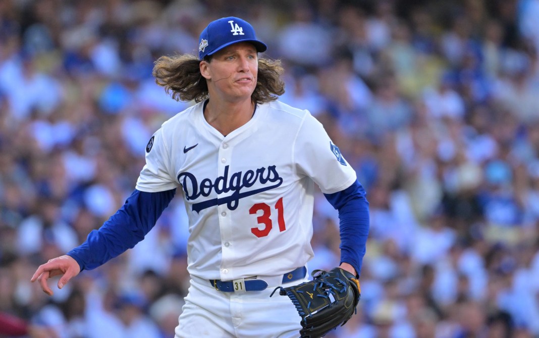Tyler Glasnow Los Angeles Dodgers, MLB
