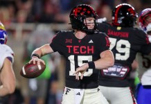 College Football Week 8 & NFL Week 7 Betting Edges: Top Effective Play-by-Play Rating Mismatches vs. the Spread Will Hammond Texas Tech Red Raiders quarterback